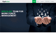 Tablet Screenshot of optimint.com